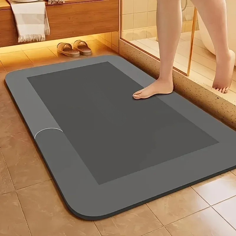 Diatomaceous Earth Bath Mat, S - Bamboo Bath Mat 评论和价格