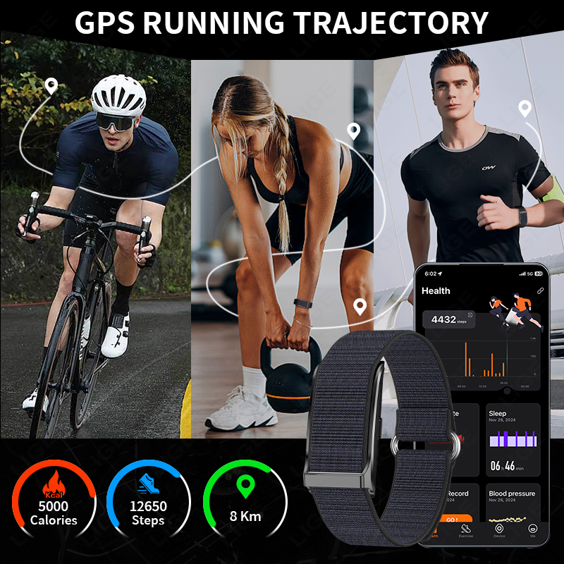 LIGE Smart Watch Heart Rate Bl - Health Wellness Bracelet 评论和价格