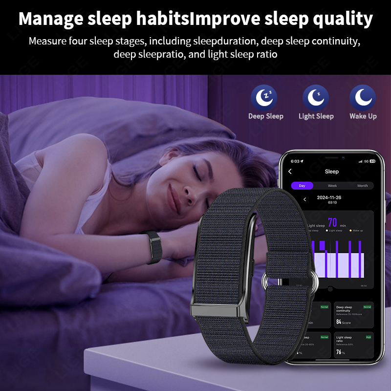 LIGE Smart Watch Heart Rate Bl - Health Wellness Bracelet 评论和价格