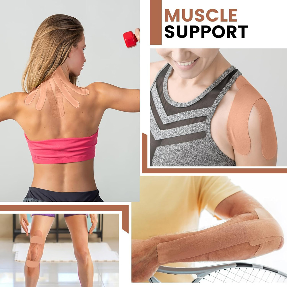 5 Roll Kinesiology Tape Precut - Sports Taping Precut 评论和价格