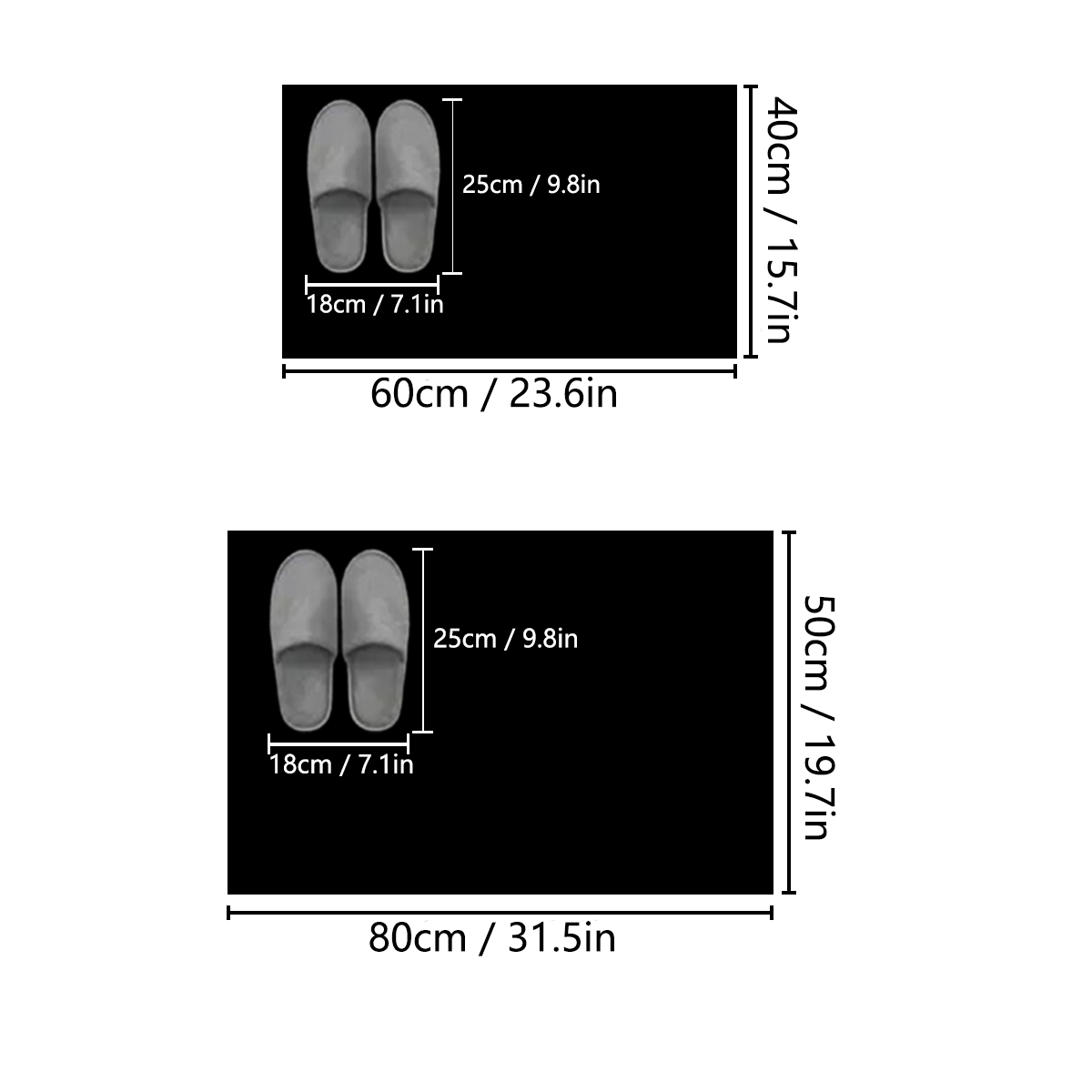 Bathroom Mat Square Stone Surf - Bamboo Bath Mat 评论和价格