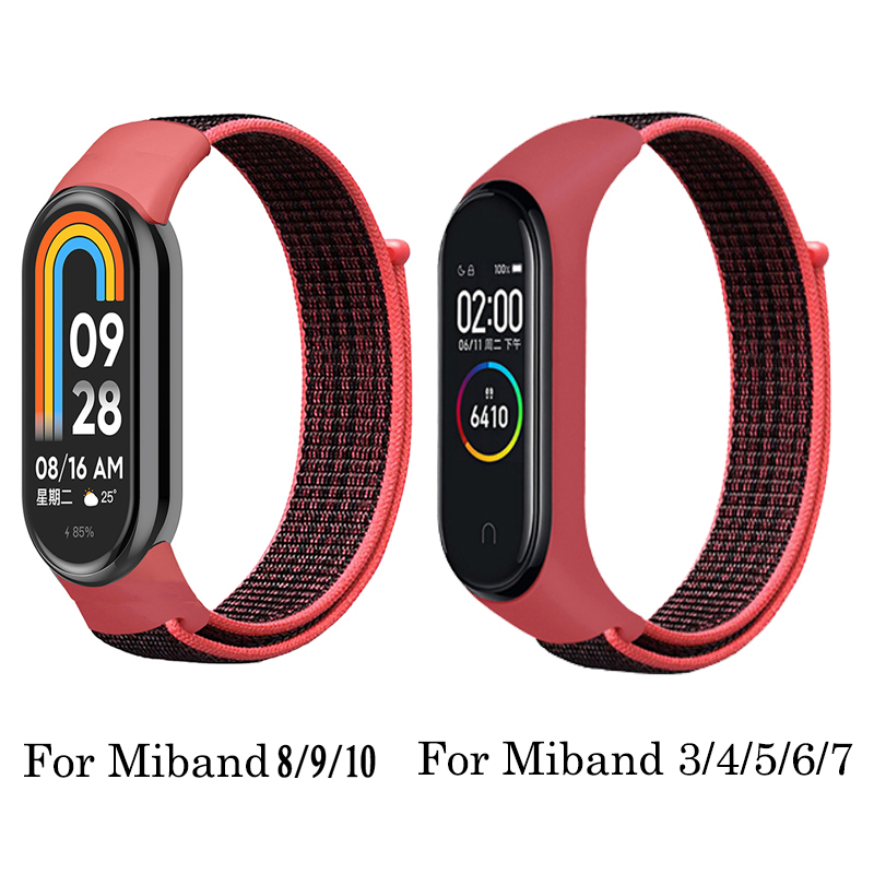 Nylon Bracelet for Mi Band 8 9 - Health Wellness Bracelet 评论和价格