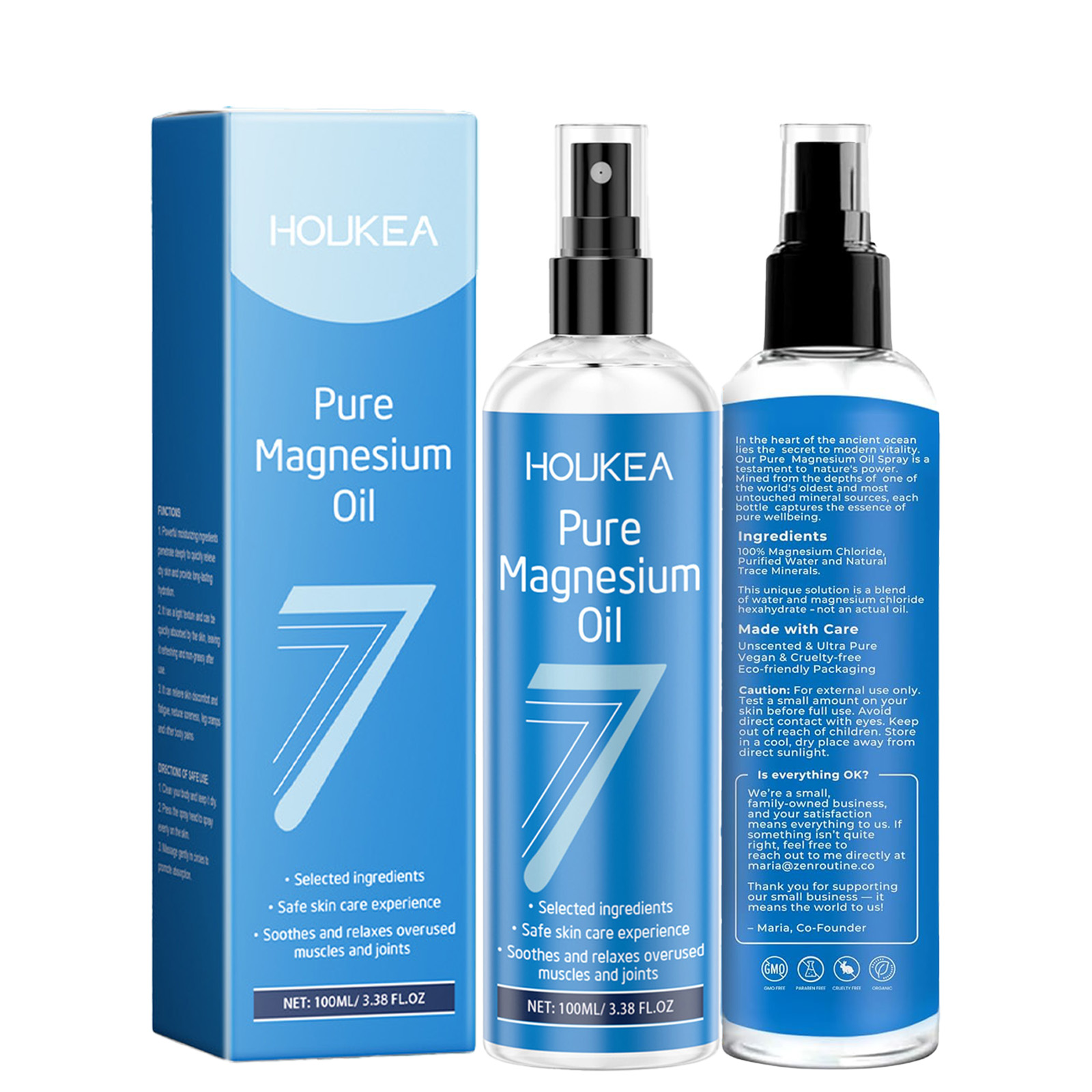 Pure Magnesium Oil Spray - USP - Bath Salts Magnesium 评论和价格